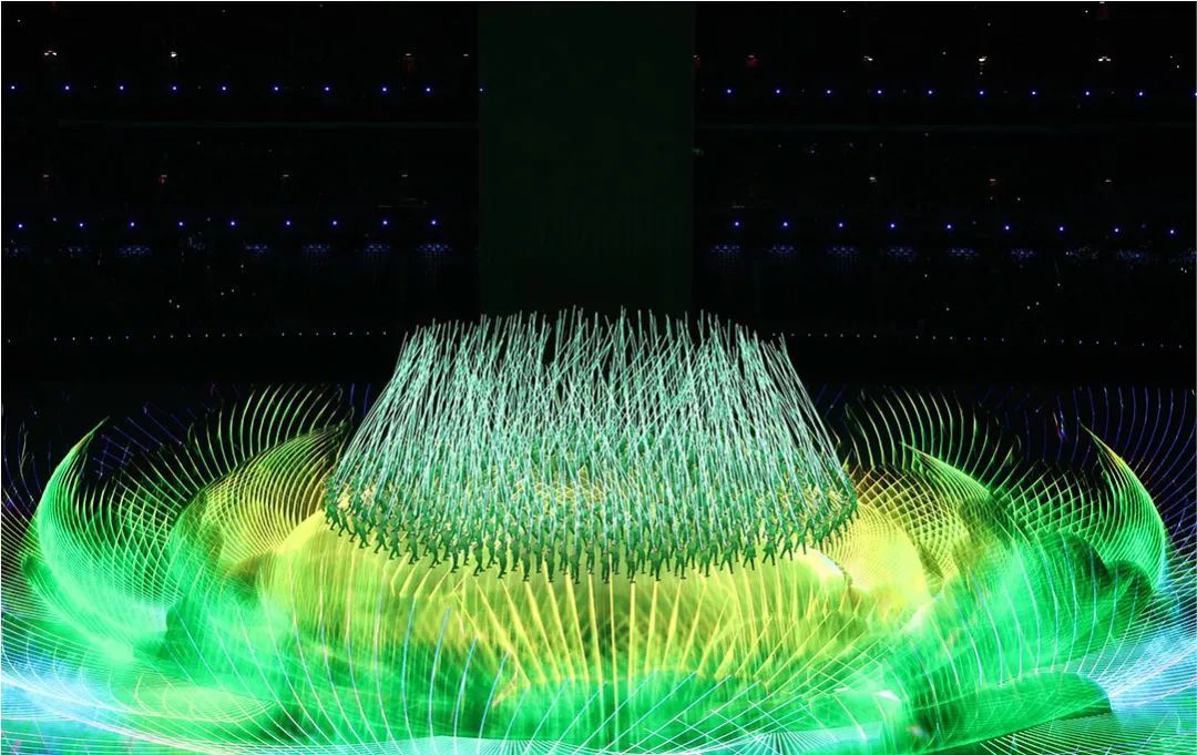 北京冬奥会开幕,视觉景观展示中国文化与体育精神