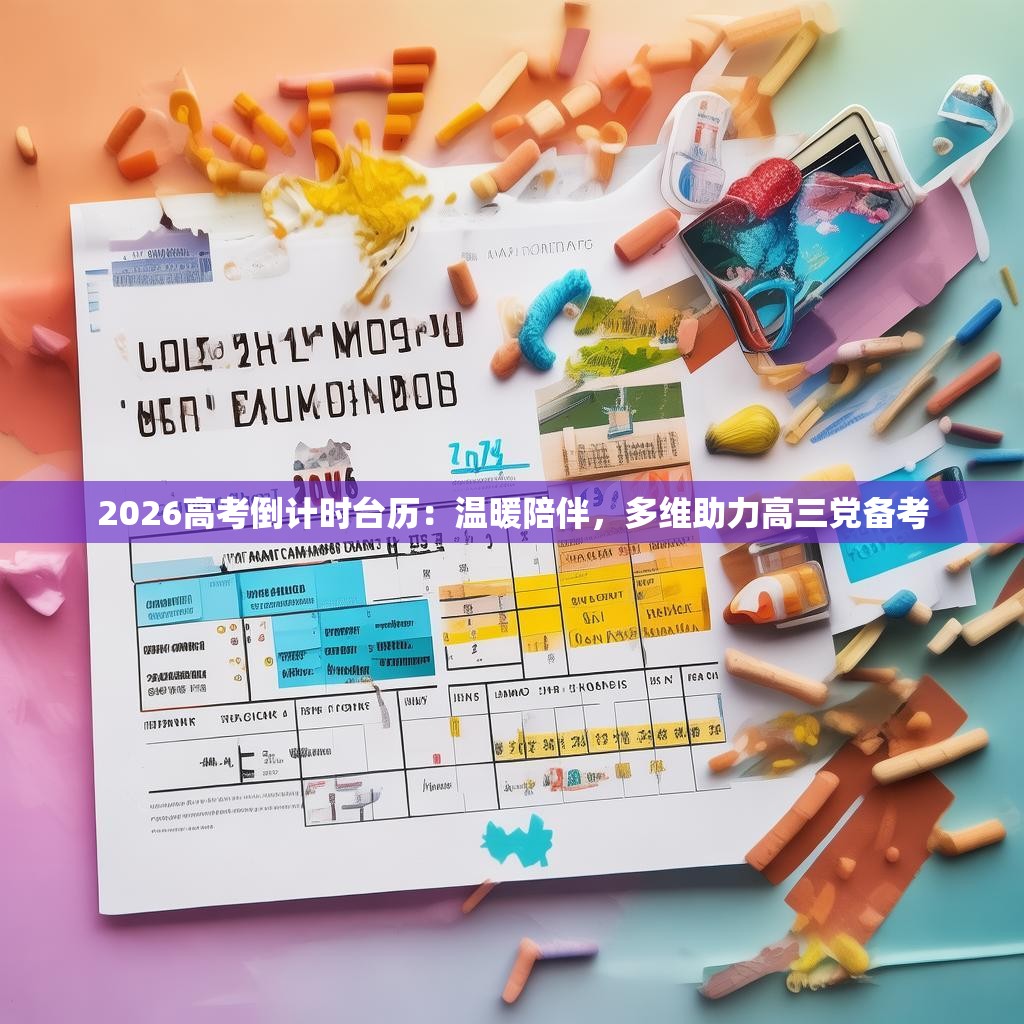 2026高考倒计时台历：温暖陪伴，多维助力高三党备考