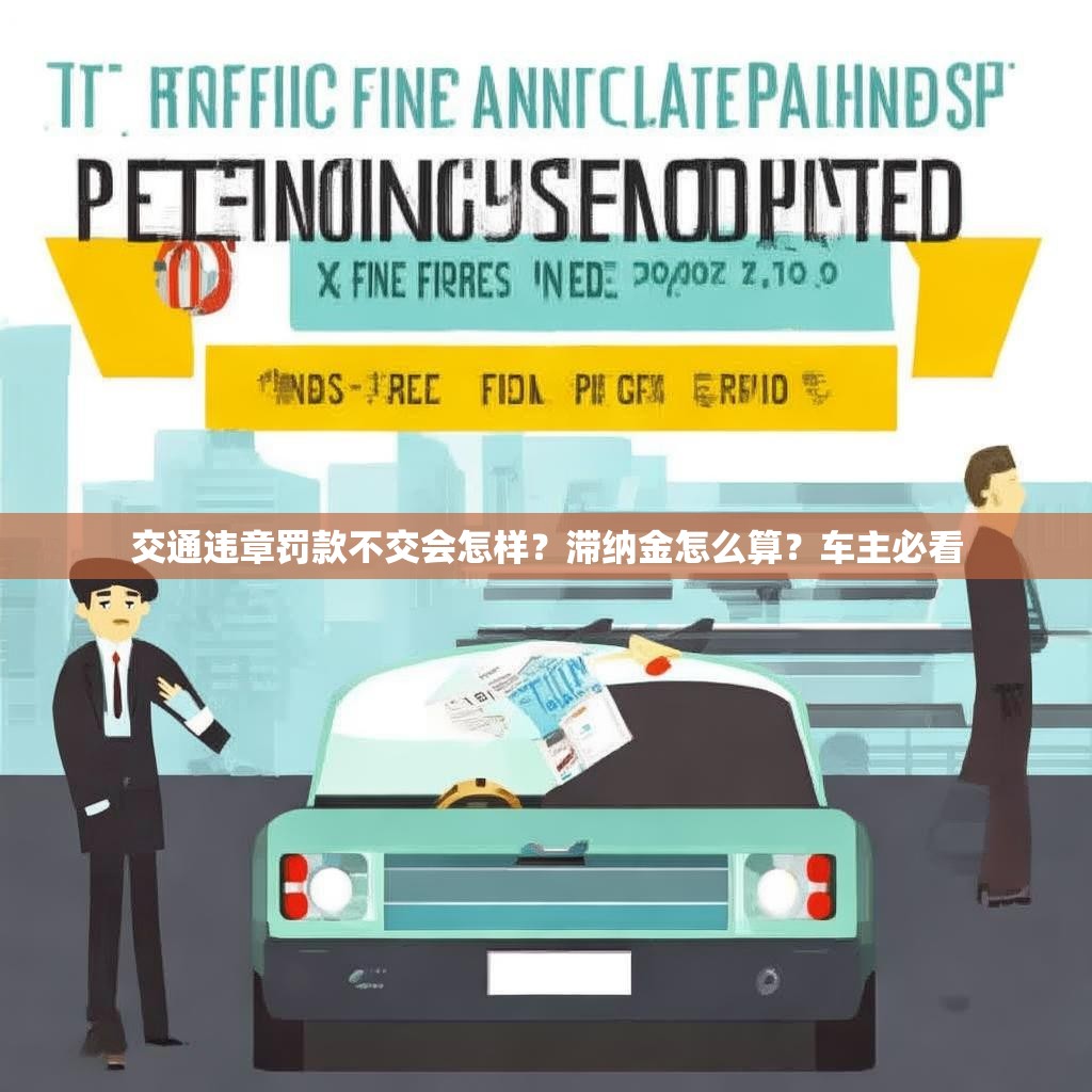 交通违章罚款不交会怎样？滞纳金怎么算？车主必看