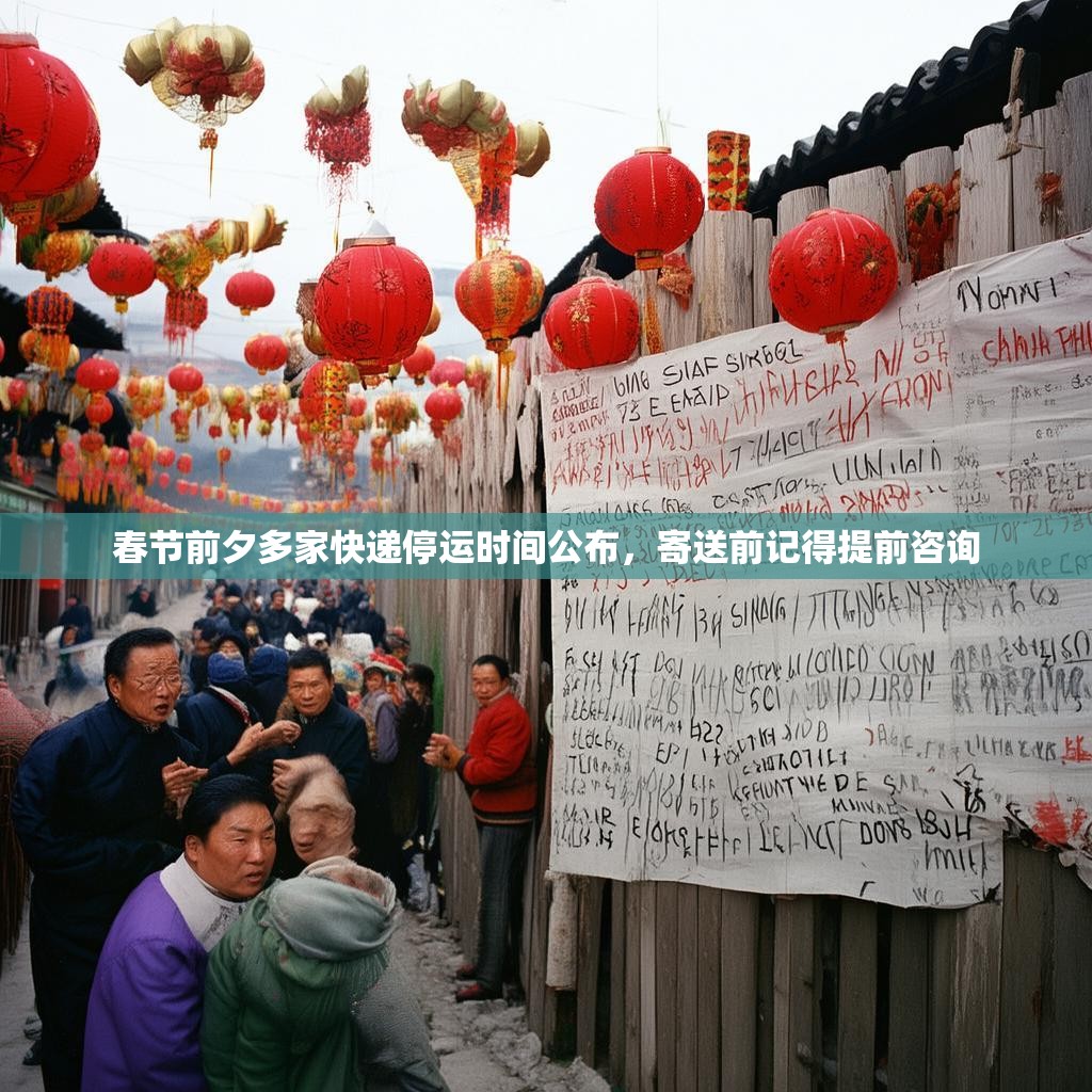 春节前夕多家快递停运时间公布，寄送前记得提前咨询