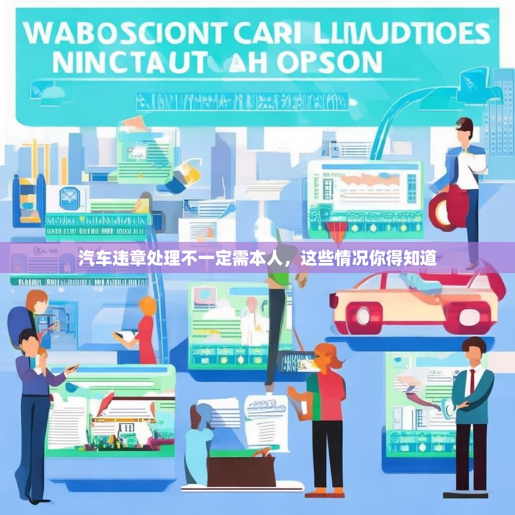 汽车违章处理不一定需本人，这些情况你得知道