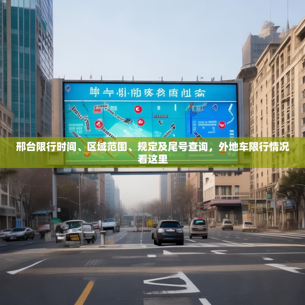 邢台限行时间、区域范围、规定及尾号查询，外地车限行情况看这里