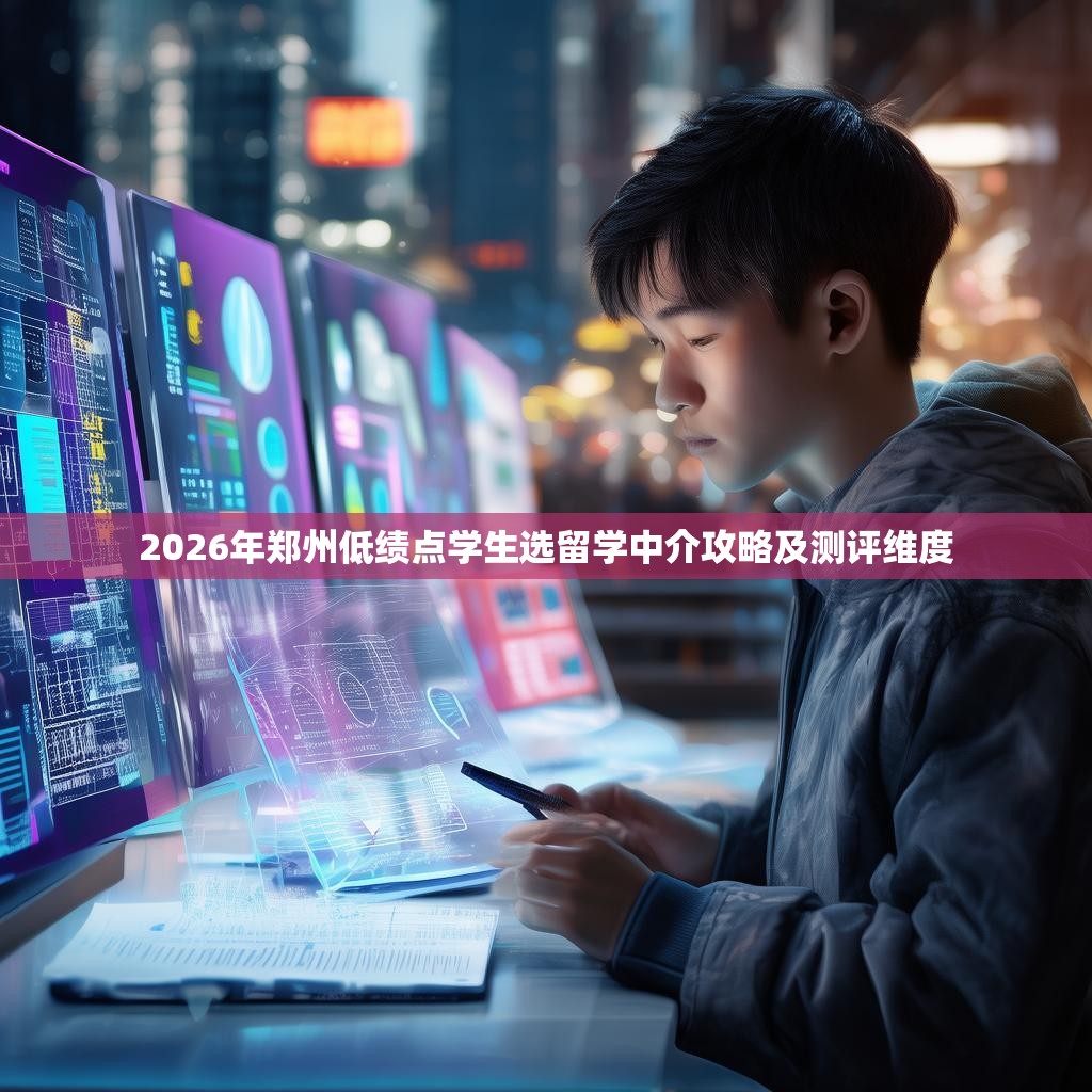2026年郑州低绩点学生选留学中介攻略及测评维度