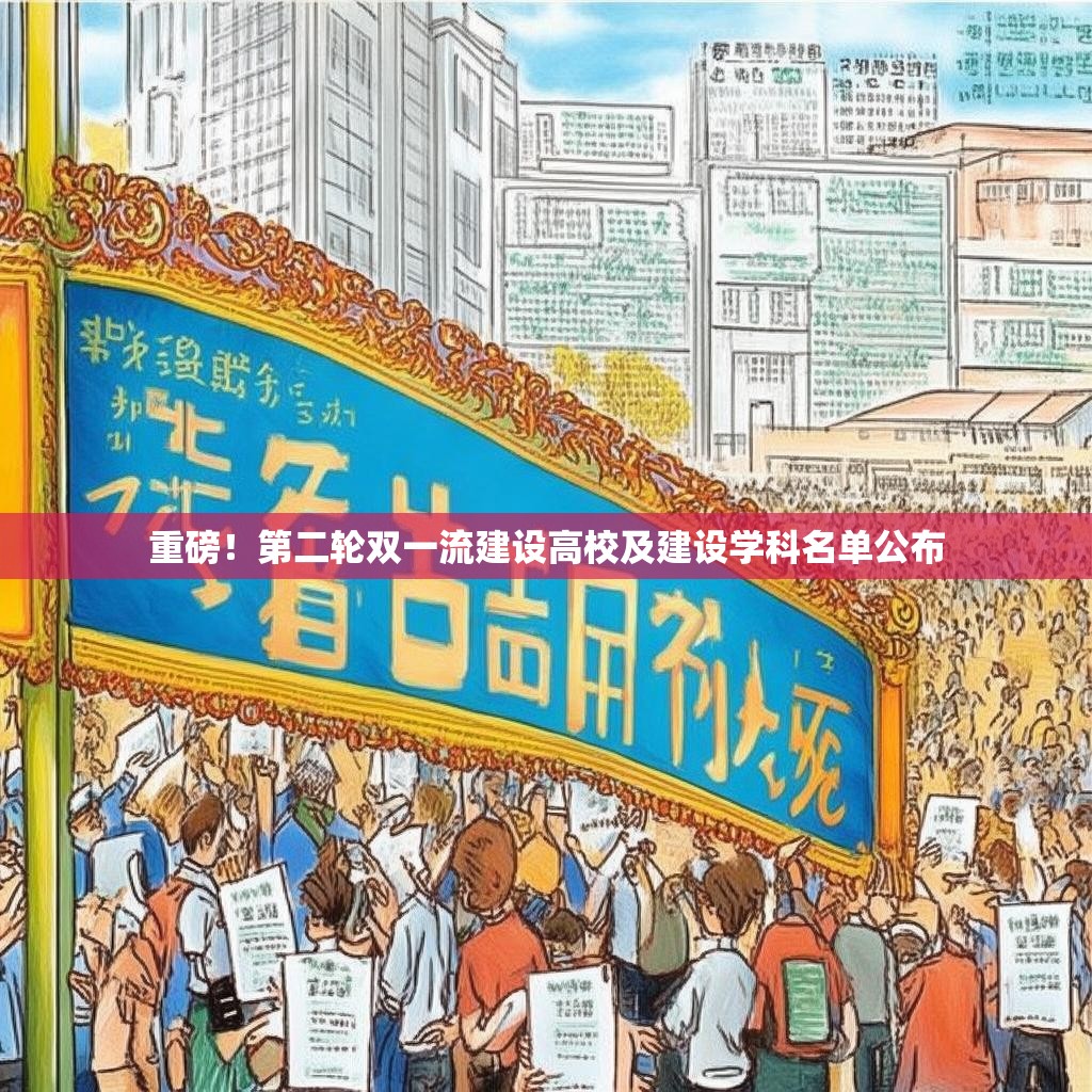 重磅！第二轮双一流建设高校及建设学科名单公布
