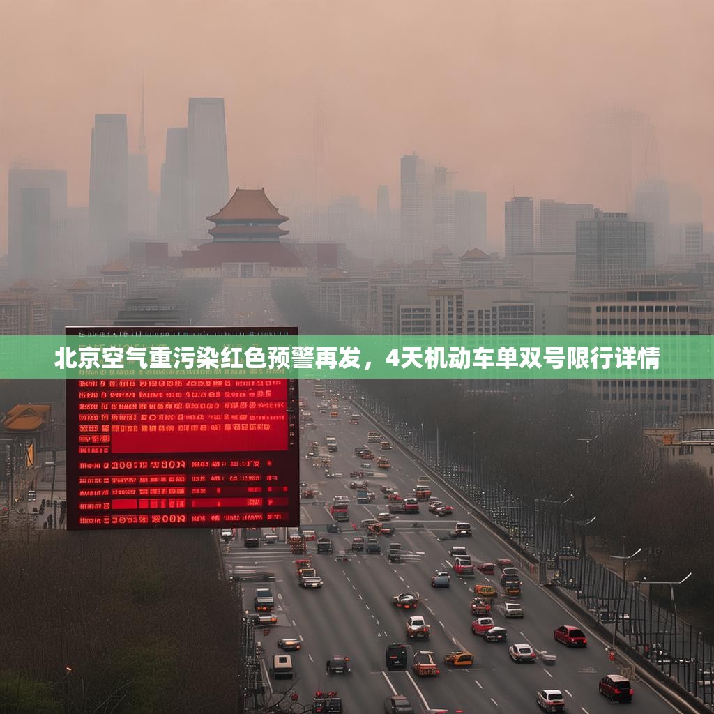 北京空气重污染红色预警再发，4天机动车单双号限行详情