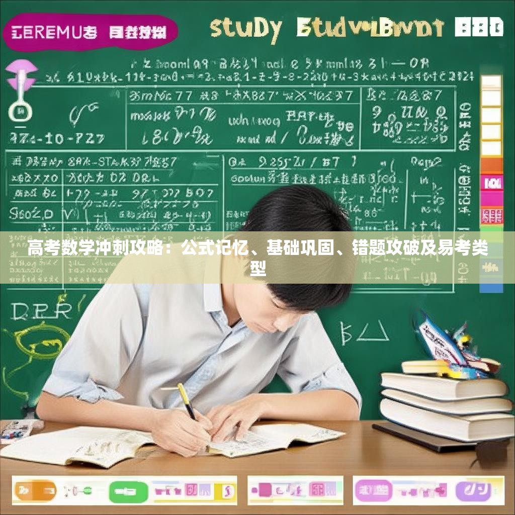 高考数学冲刺攻略：公式记忆、基础巩固、错题攻破及易考类型