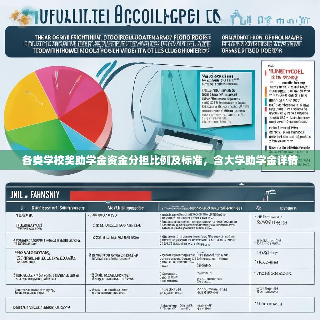 各类学校奖助学金资金分担比例及标准，含大学助学金详情