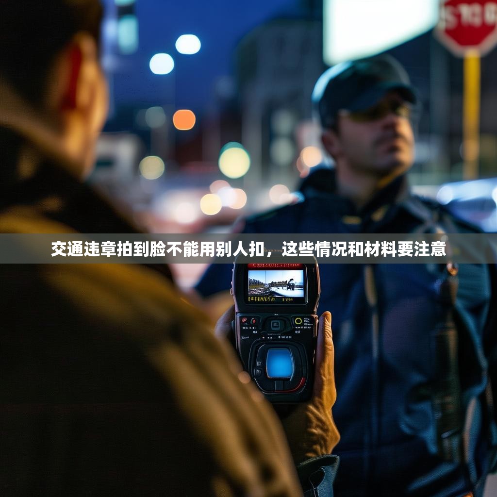 交通违章拍到脸不能用别人扣，这些情况和材料要注意
