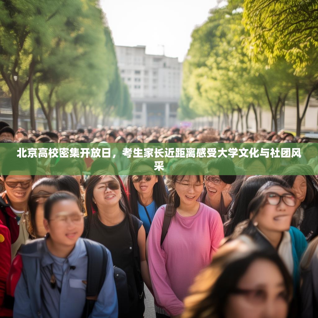 北京高校密集开放日，考生家长近距离感受大学文化与社团风采