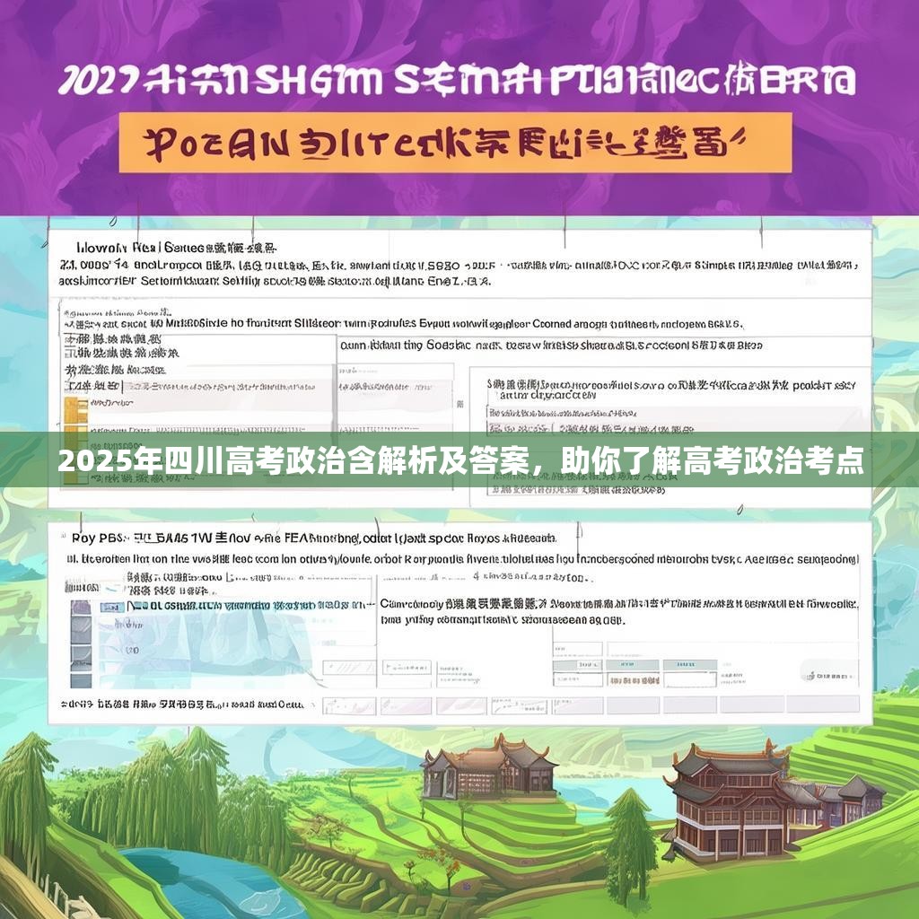 2025年四川高考政治含解析及答案，助你了解高考政治考点