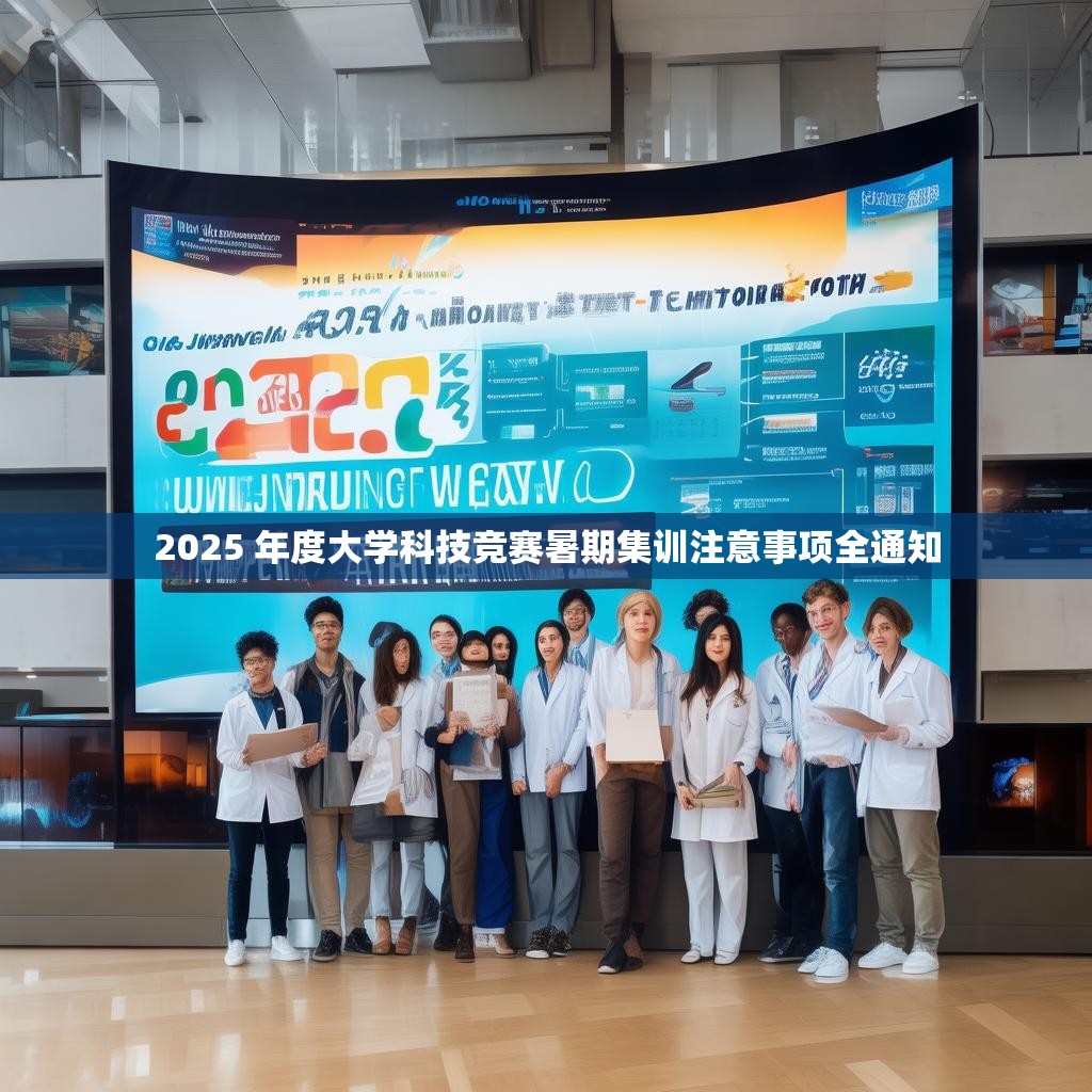 2025 年度大学科技竞赛暑期集训注意事项全通知