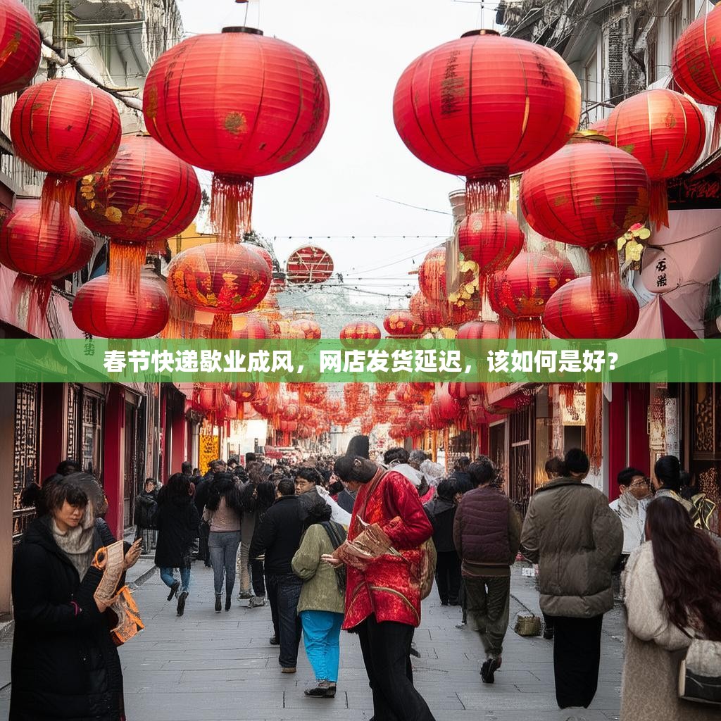 春节快递歇业成风，网店发货延迟，该如何是好？
