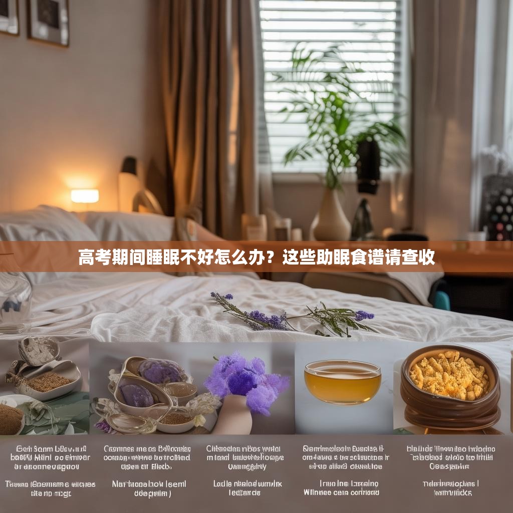 高考期间睡眠不好怎么办？这些助眠食谱请查收