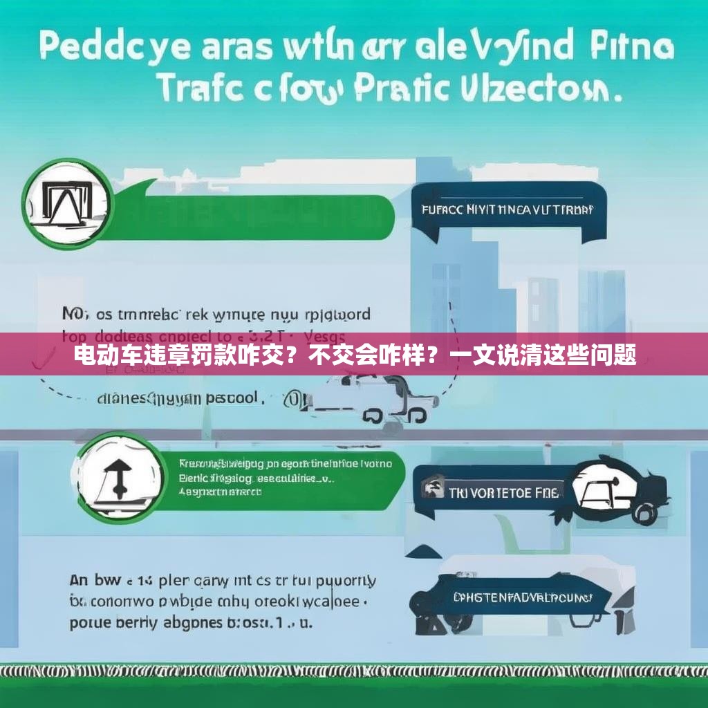 电动车违章罚款咋交？不交会咋样？一文说清这些问题