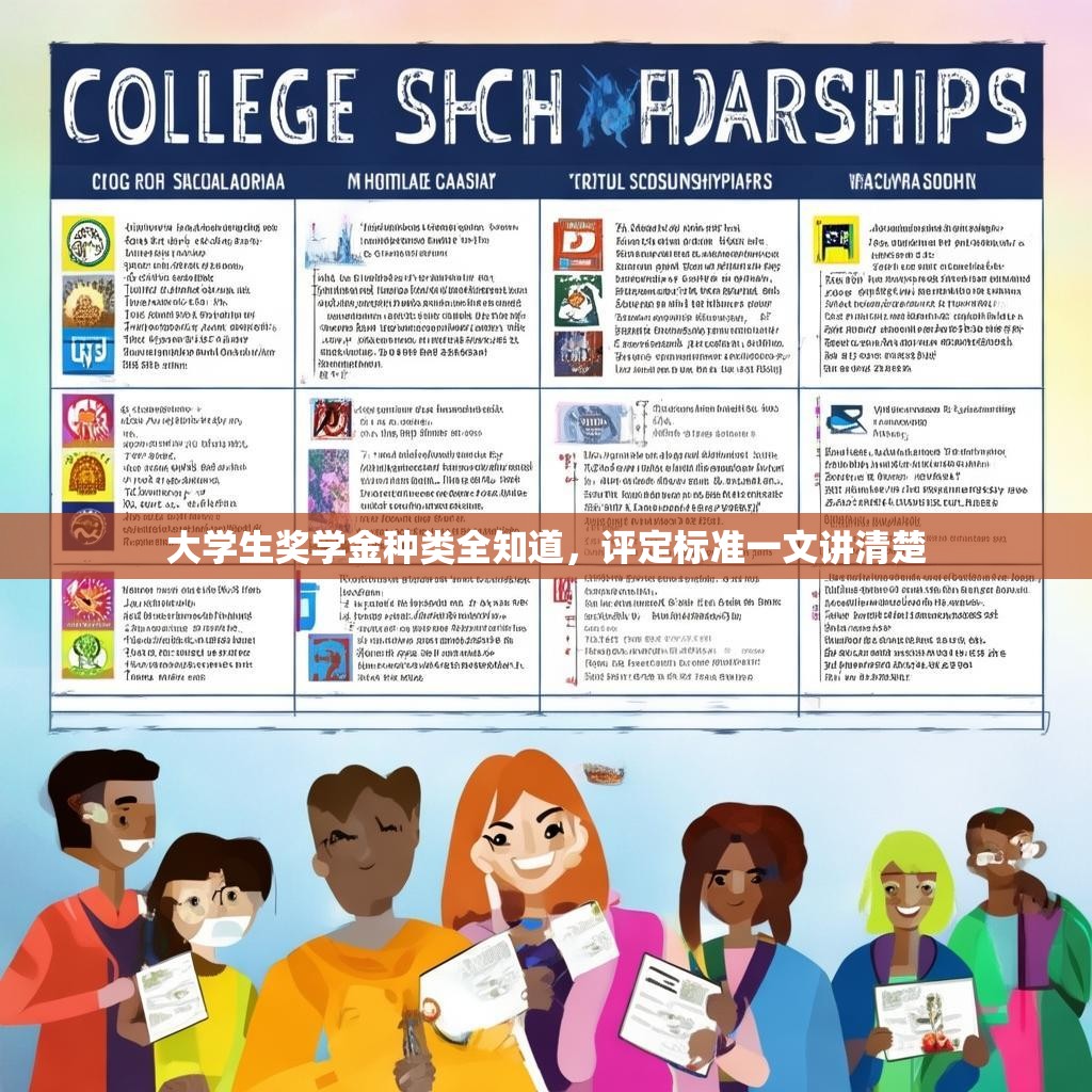 大学生奖学金种类全知道，评定标准一文讲清楚