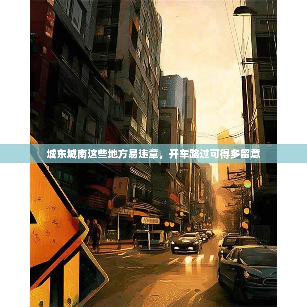 城东城南这些地方易违章，开车路过可得多留意