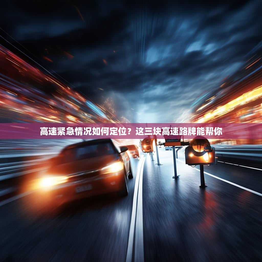 高速紧急情况如何定位？这三块高速路牌能帮你