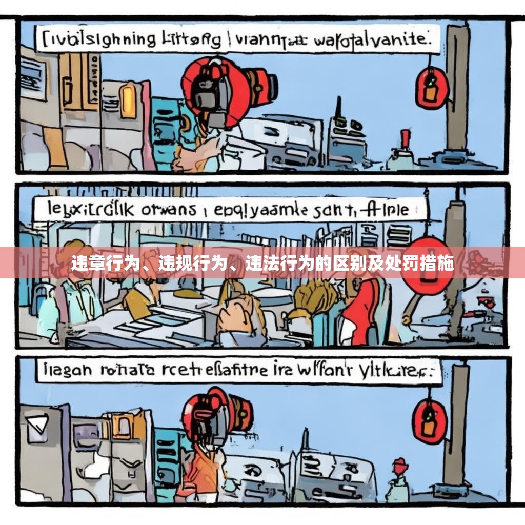 违章行为、违规行为、违法行为的区别及处罚措施