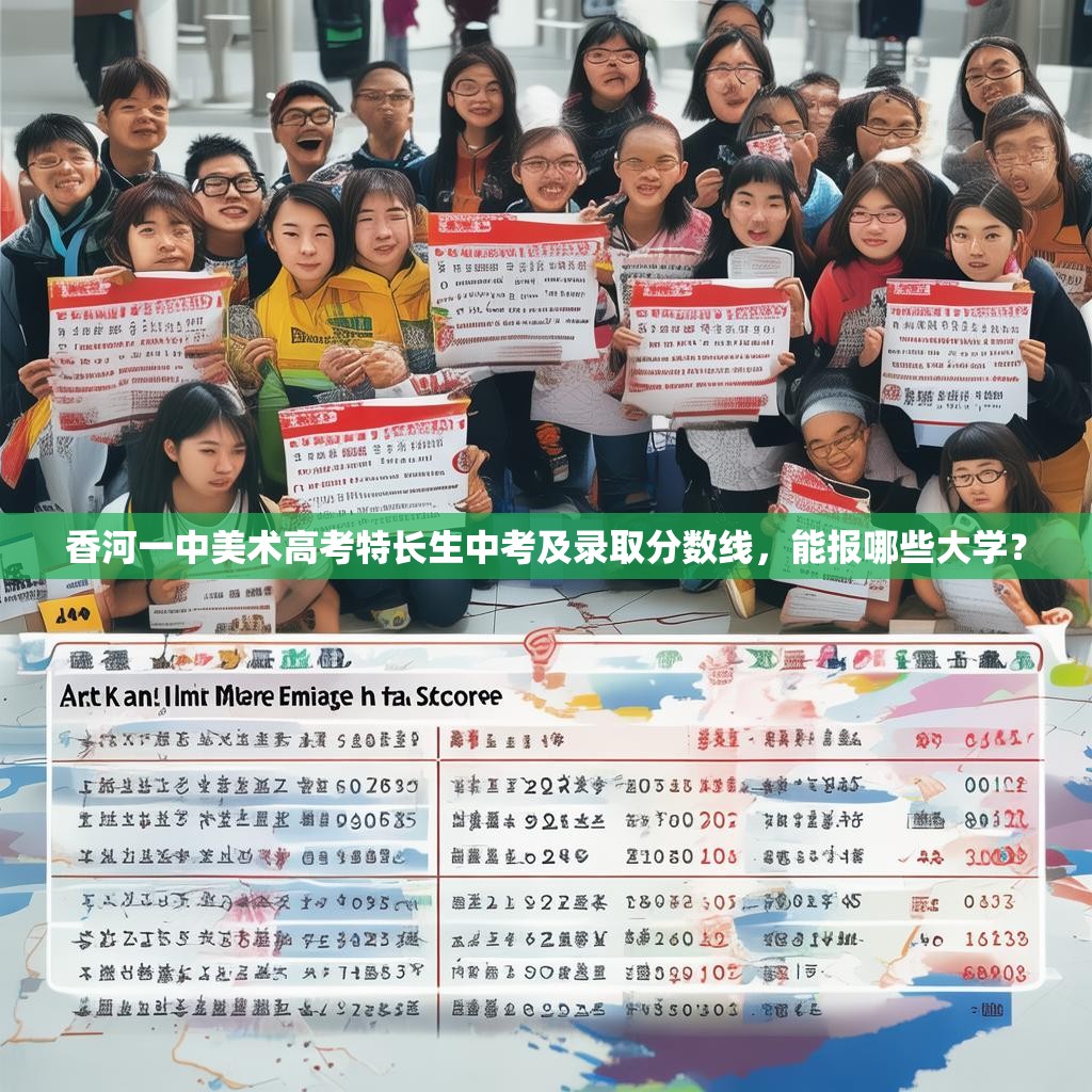 香河一中美术高考特长生中考及录取分数线，能报哪些大学？