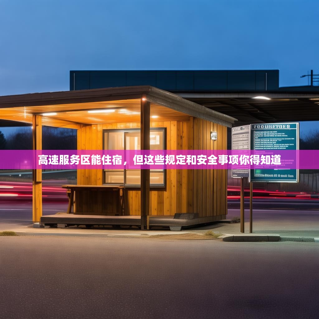 高速服务区能住宿，但这些规定和安全事项你得知道