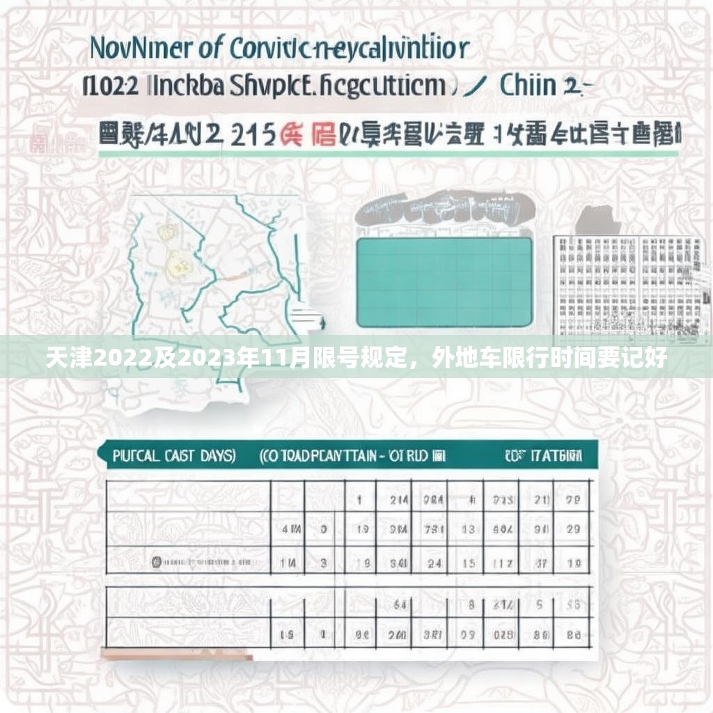 天津2022及2023年11月限号规定，外地车限行时间要记好