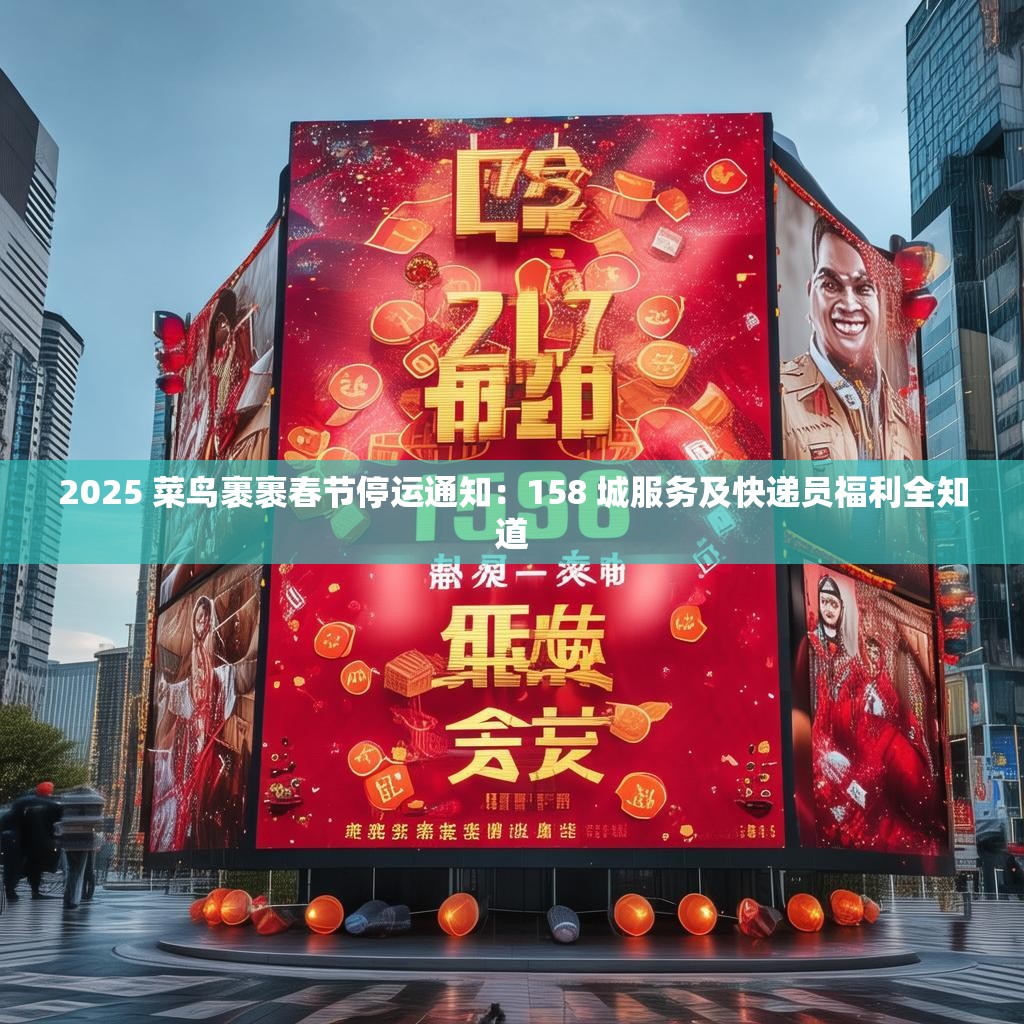 2025 菜鸟裹裹春节停运通知：158 城服务及快递员福利全知道
