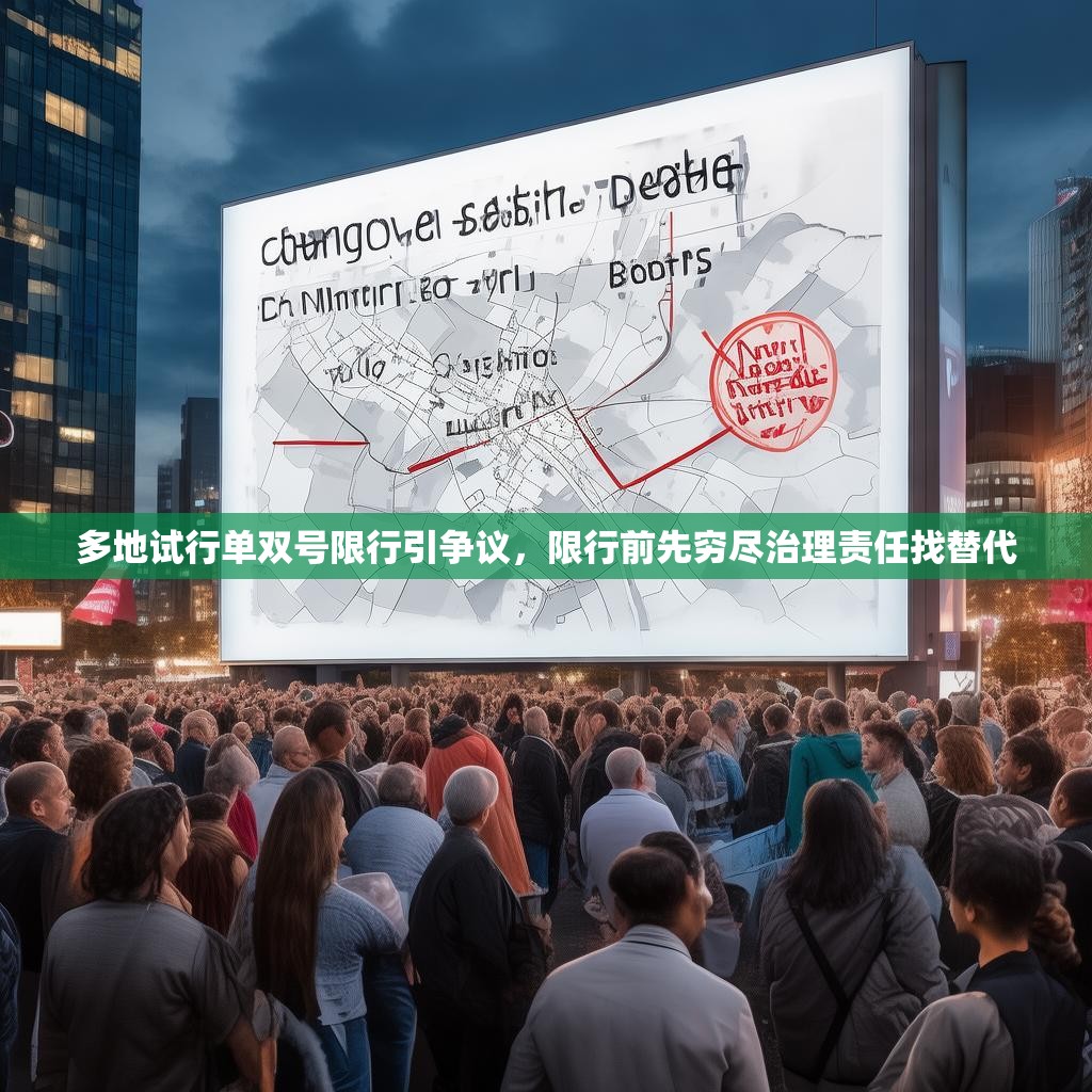 多地试行单双号限行引争议，限行前先穷尽治理责任找替代