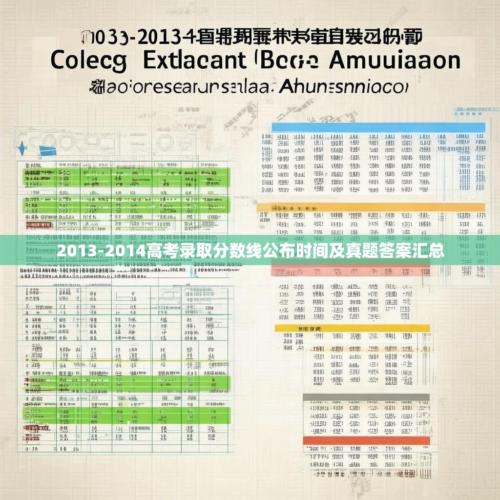 2013-2014高考录取分数线公布时间及真题答案汇总