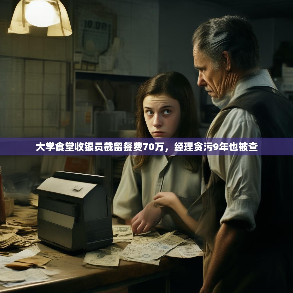 大学食堂收银员截留餐费70万，经理贪污9年也被查