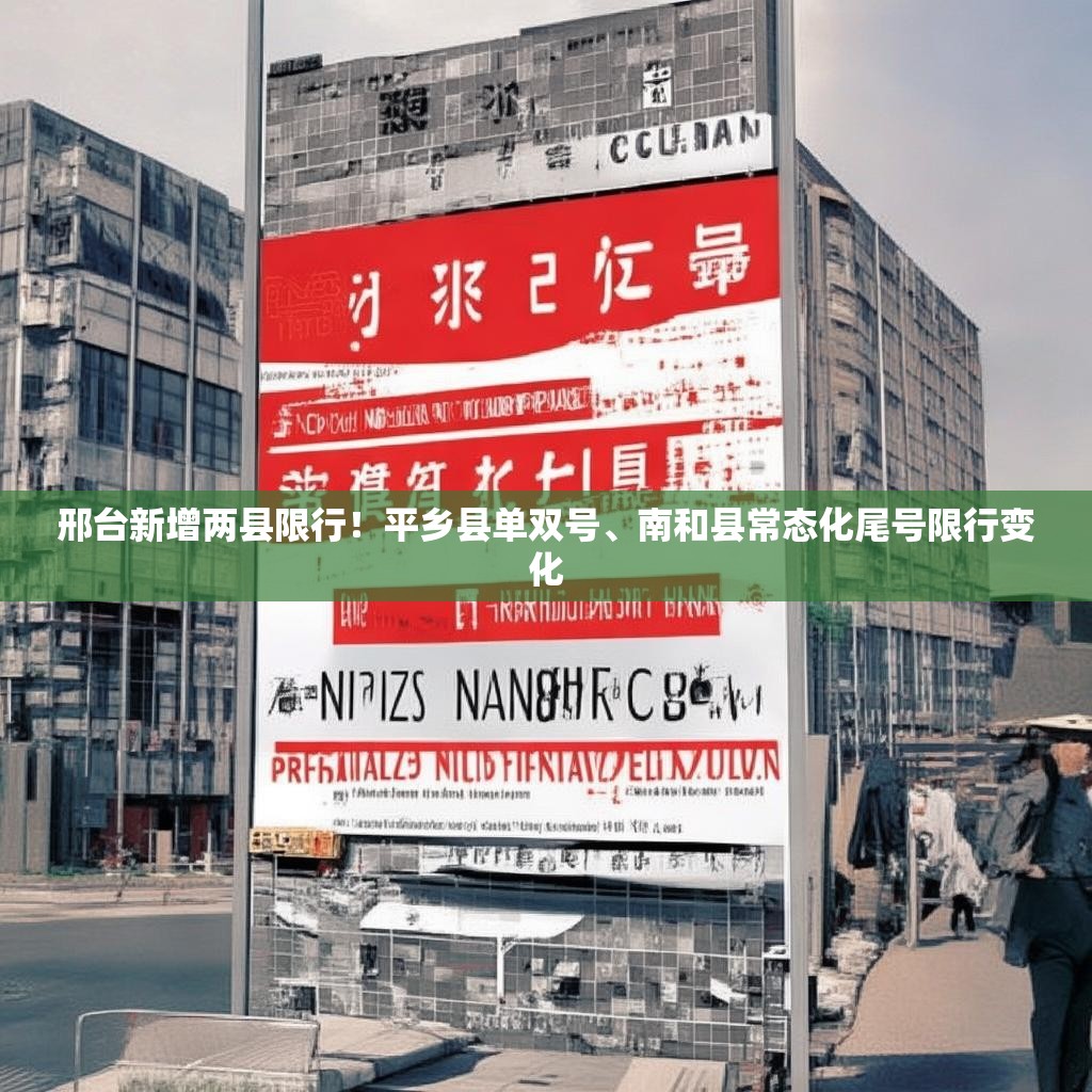 邢台新增两县限行！平乡县单双号、南和县常态化尾号限行变化