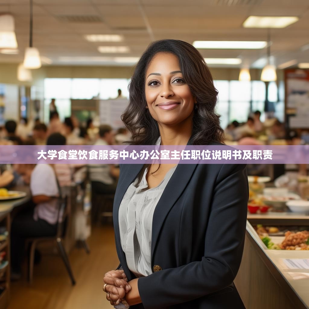 大学食堂饮食服务中心办公室主任职位说明书及职责