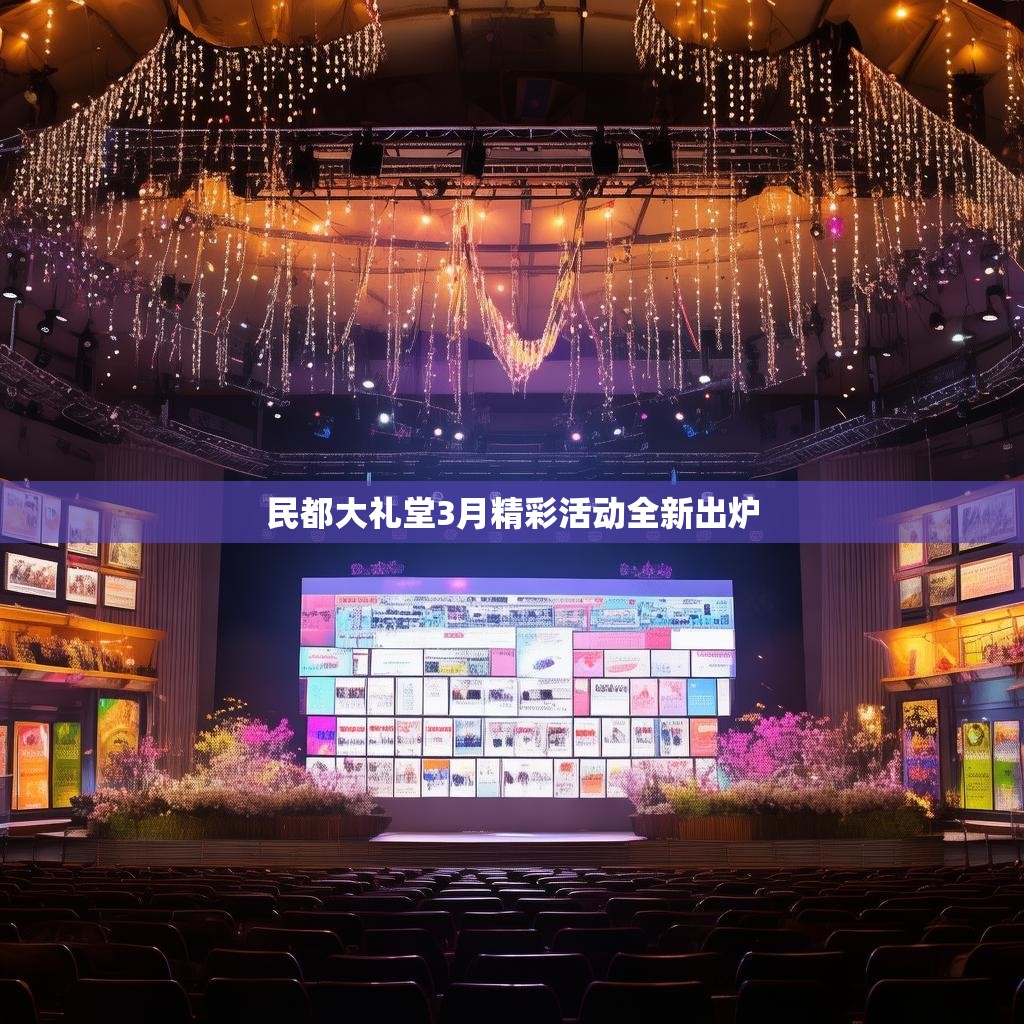 民都大礼堂3月精彩活动全新出炉