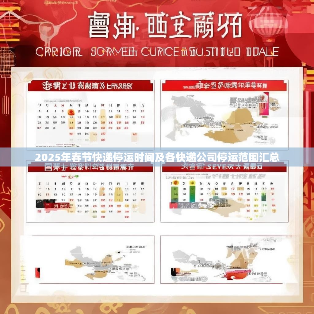2025年春节快递停运时间及各快递公司停运范围汇总