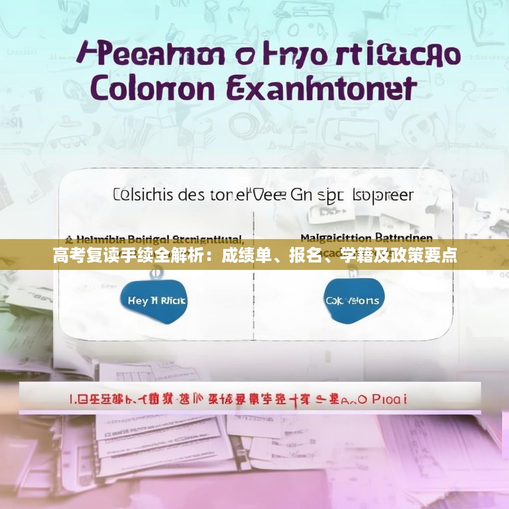 高考复读手续全解析：成绩单、报名、学籍及政策要点