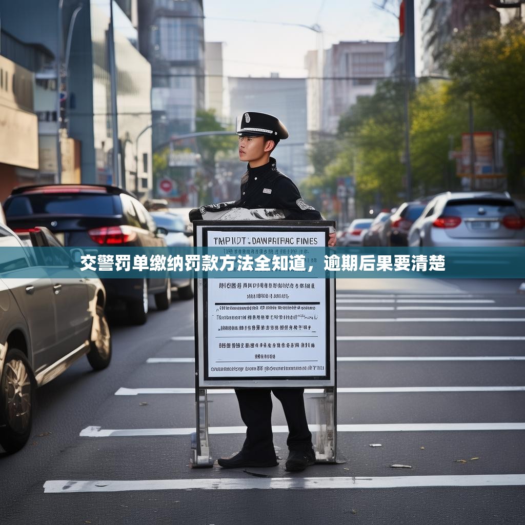 交警罚单缴纳罚款方法全知道，逾期后果要清楚