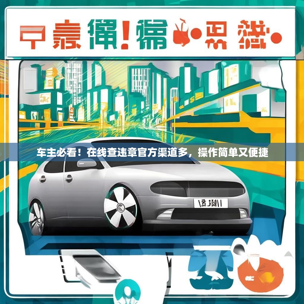 车主必看!在线查违章官方渠道多,操作简单又便捷