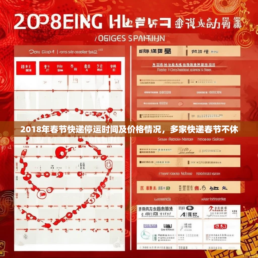 2018年春节快递停运时间及价格情况，多家快递春节不休