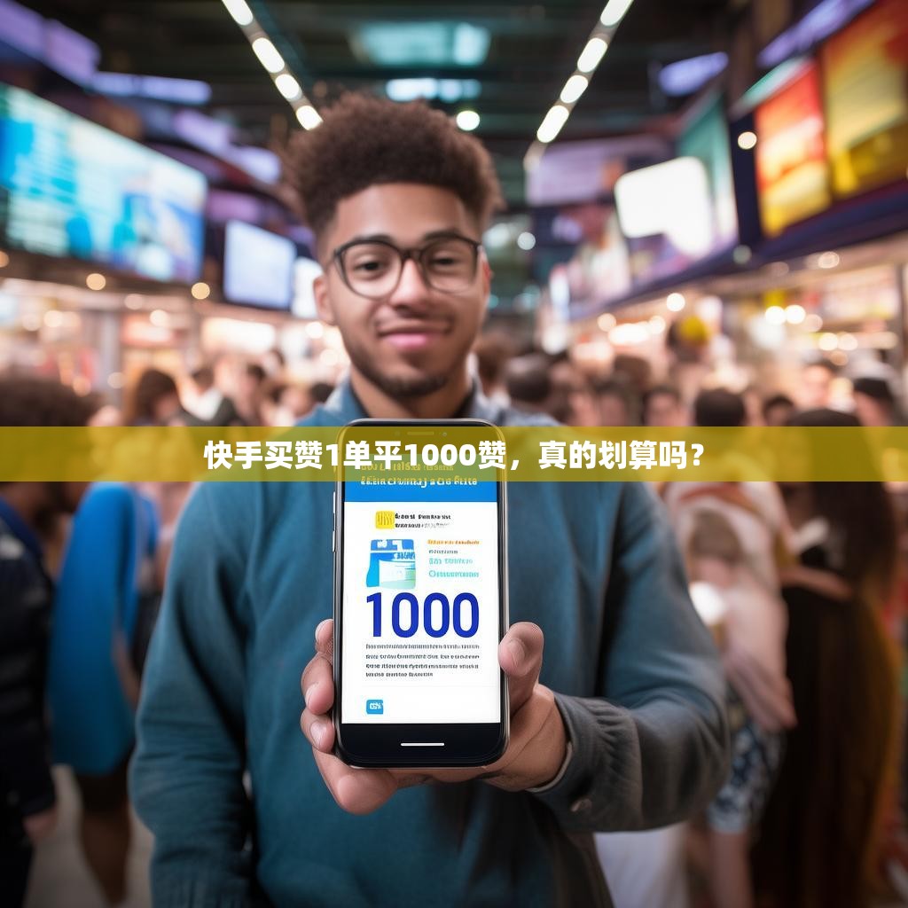 快手买赞1单平1000赞,真的划算吗?