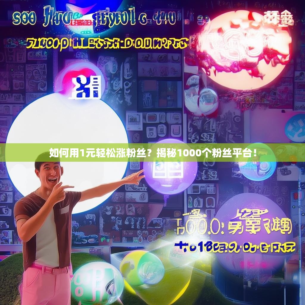 如何用1元轻松涨粉丝？揭秘1000个粉丝平台！