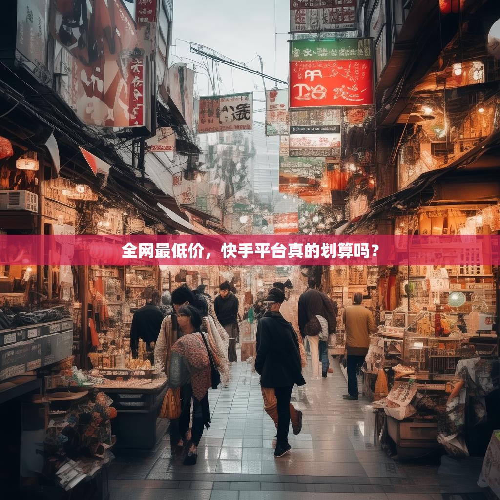全网最低价，快手平台真的划算吗？