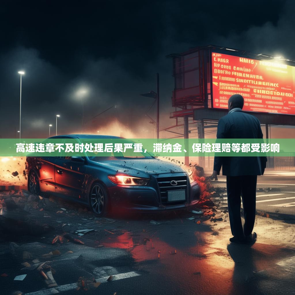 高速违章不及时处理后果严重，滞纳金、保险理赔等都受影响