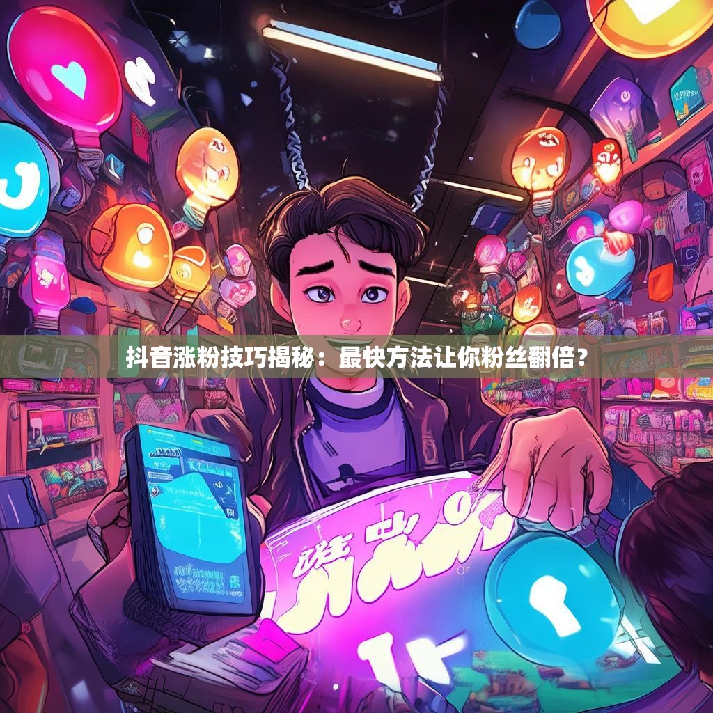 抖音涨粉技巧揭秘：最快方法让你粉丝翻倍？