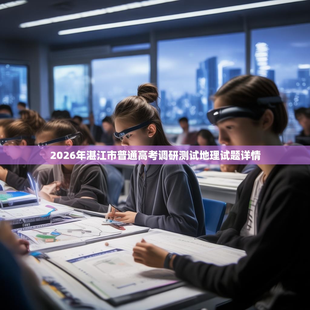 2026年湛江市普通高考调研测试地理试题详情
