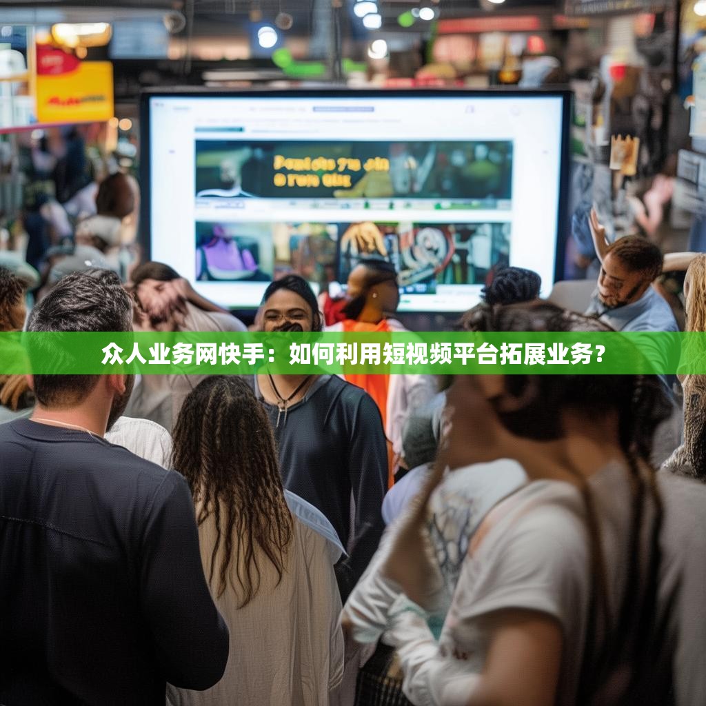 众人业务网快手：如何利用短视频平台拓展业务？