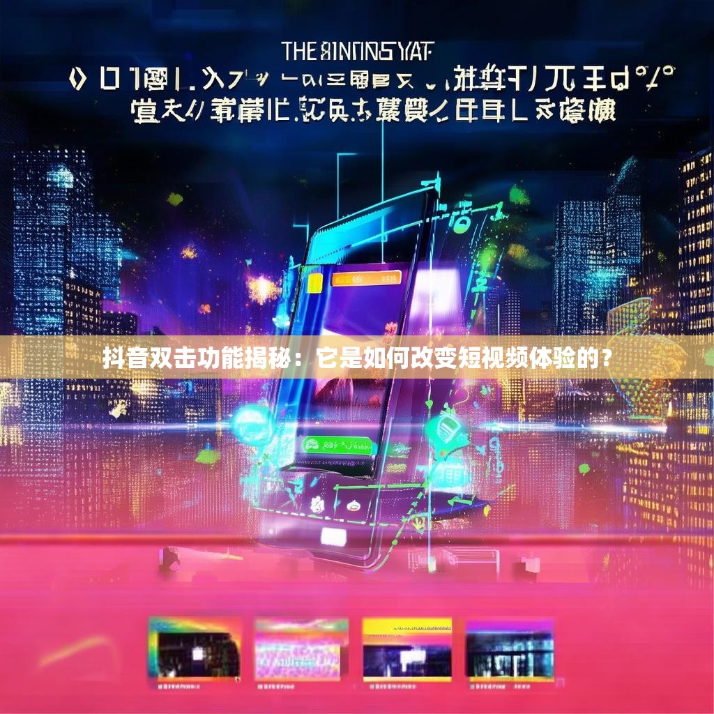 抖音双击功能揭秘：它是如何改变短视频体验的？