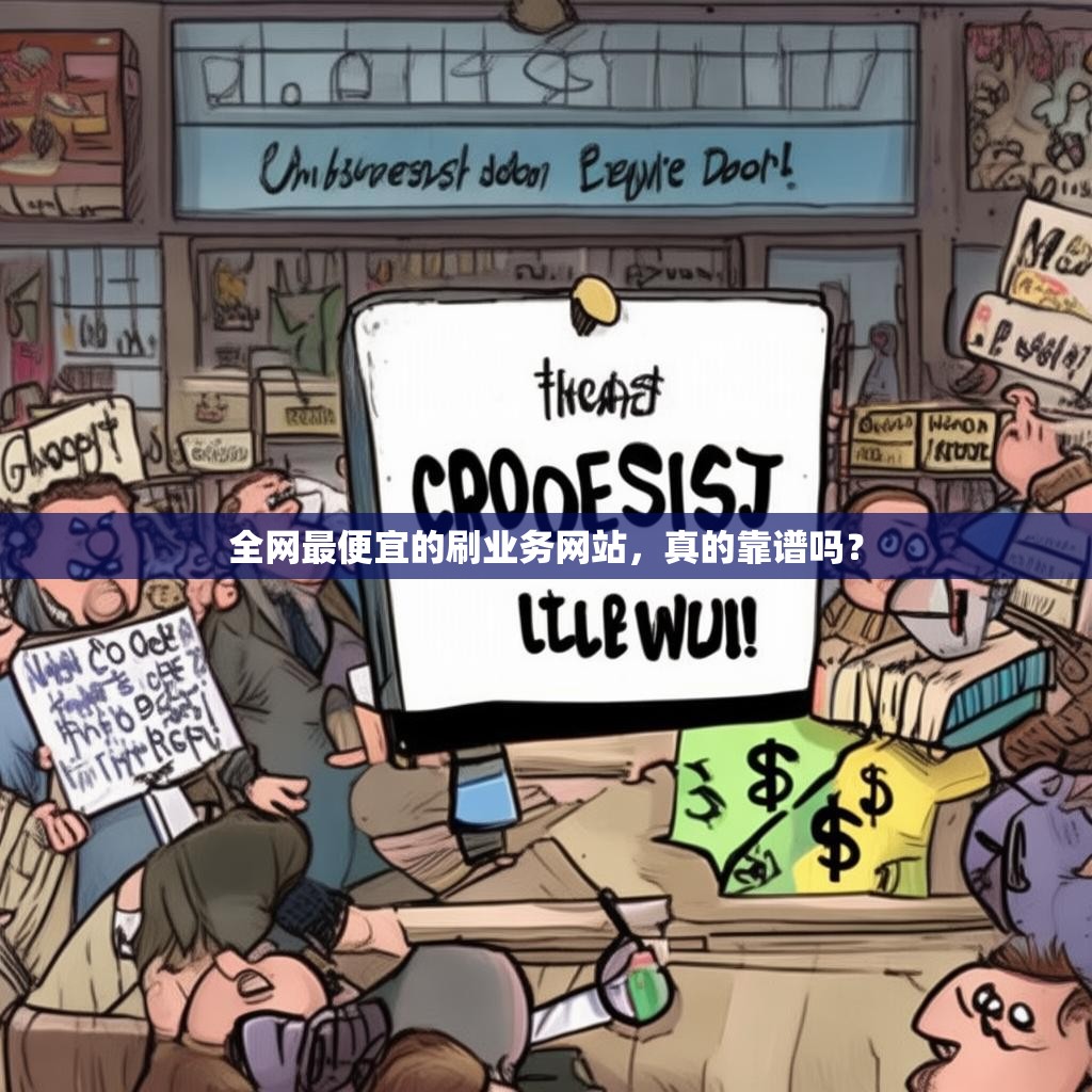 全网最便宜的刷业务网站，真的靠谱吗？