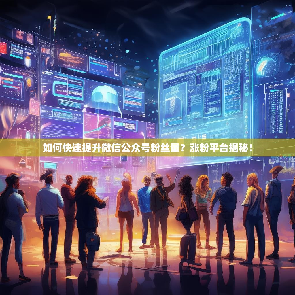 如何快速提升微信公众号粉丝量？涨粉平台揭秘！