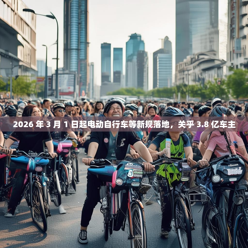 2026 年 3 月 1 日起电动自行车等新规落地，关乎 3.8 亿车主