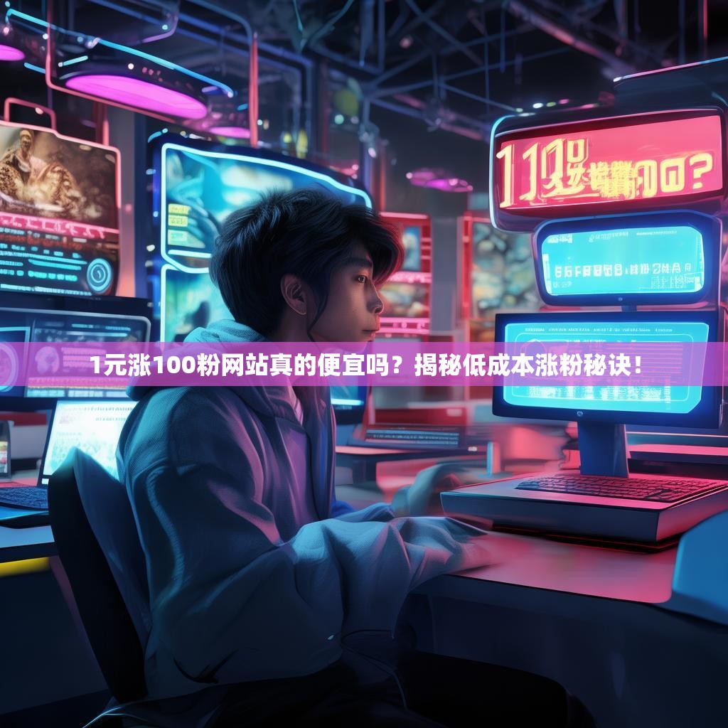 1元涨100粉网站真的便宜吗？揭秘低成本涨粉秘诀！