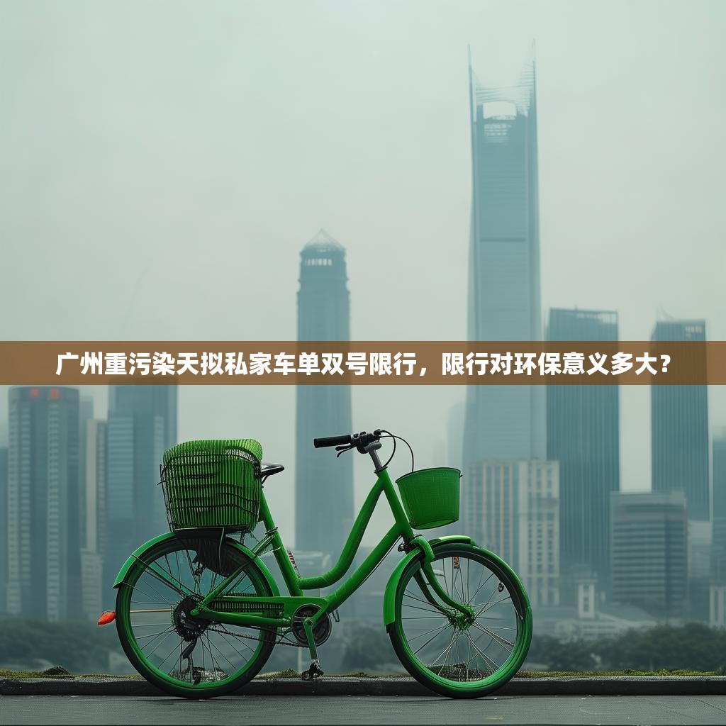 广州重污染天拟私家车单双号限行，限行对环保意义多大？